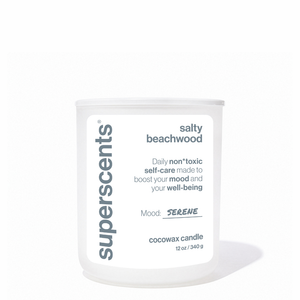 salty beachwood candle