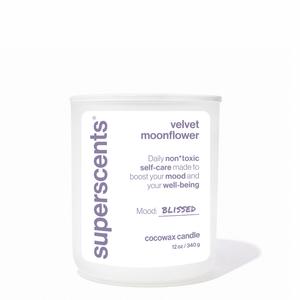 velvet moonflower candle