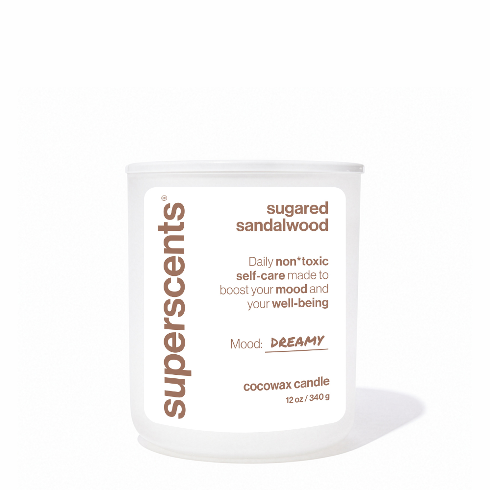 sugared sandalwood candle