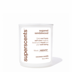 sugared sandalwood candle