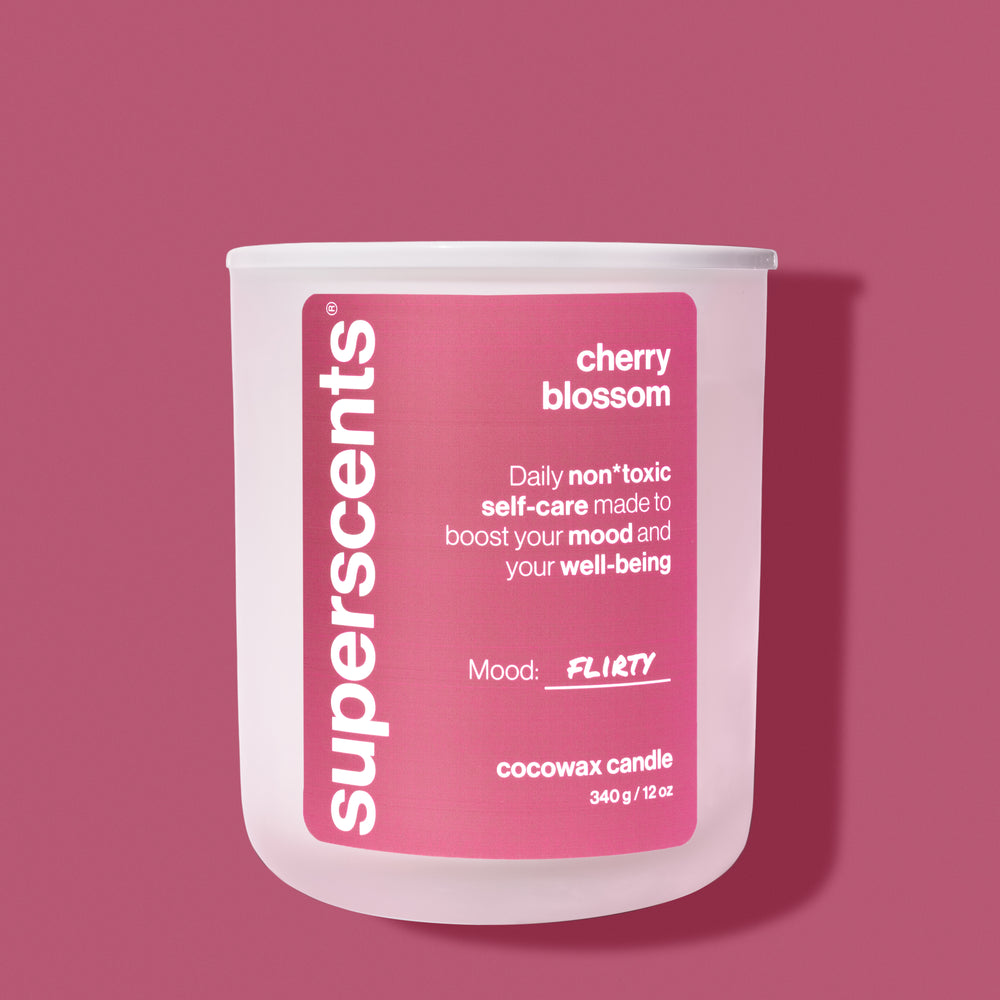 cherry blossom candle