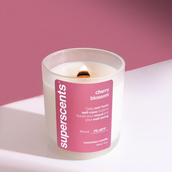 cherry blossom candle