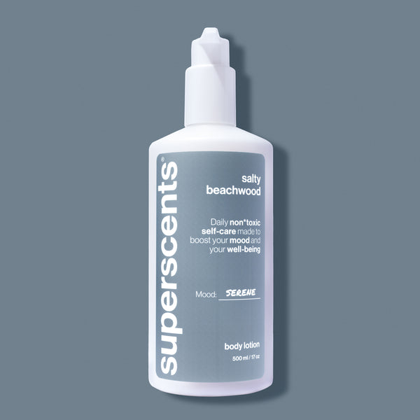 salty beachwood body lotion