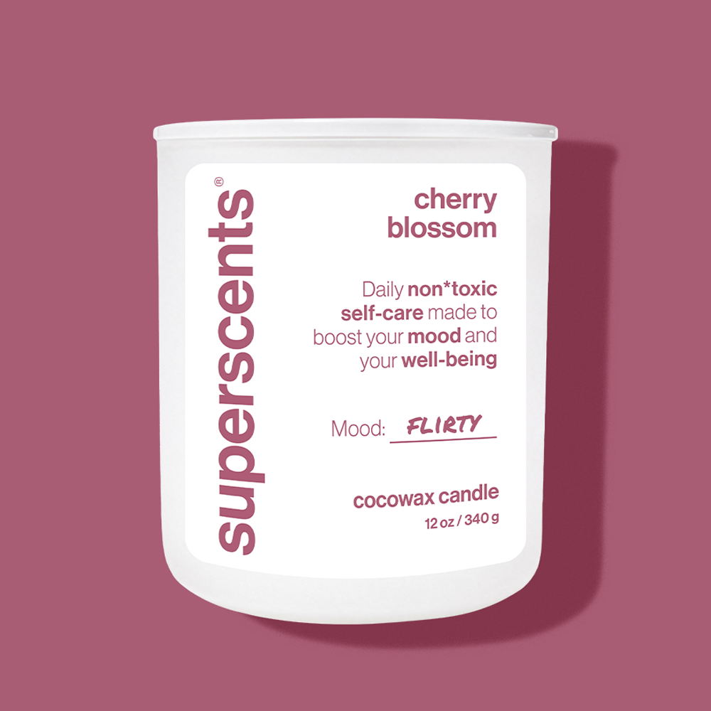cherry blossom candle