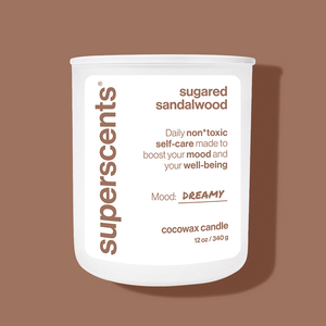 sugared sandalwood candle